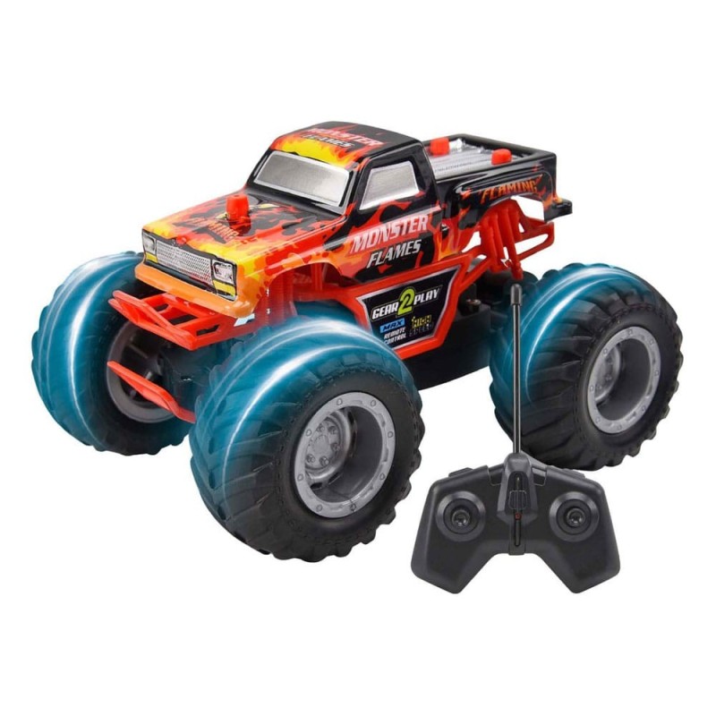 Gear2Play - Véhicule Radiocommandé RC Monster Flames 19 cm Gear2Play - Véhicule Radiocommandé RC Monster Flames 19 cm