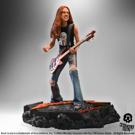 Metallica - Rock Iconz Statue Cliff Burton II 22 cm