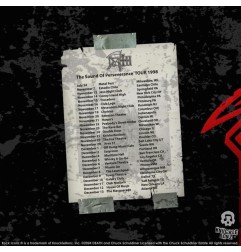 Death - Rock Ikonz On Tour Road Case Statue + Stage Backdrop Set The Sound of Perseverance Tour 1998