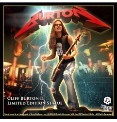 Metallica - Statuette Rock Iconz Metallica Cliff Burton II 22 cm