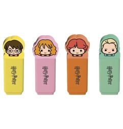 Harry Potter - Lot de 4 surligneurs Harry Potter  avec capuchon