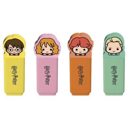 Harry Potter - Set of 4 Highlighters with Topper
