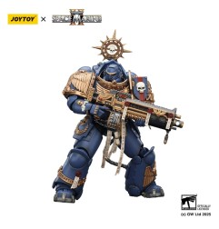 Warhammer 40k: Space Marine 2 - Figurine Ultramarines Heavy Relic Primus Armor with Heavy Relic Bolt Rifle 13 cm