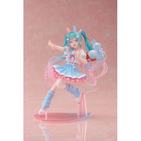 Hatsune Miku - Statuette Taito Kuji Online Newly Written Hatsune Miku 18 cm