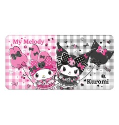 Sanrio - Tapis de souris XXL Pink Black Party Series My Melody & Kuromi