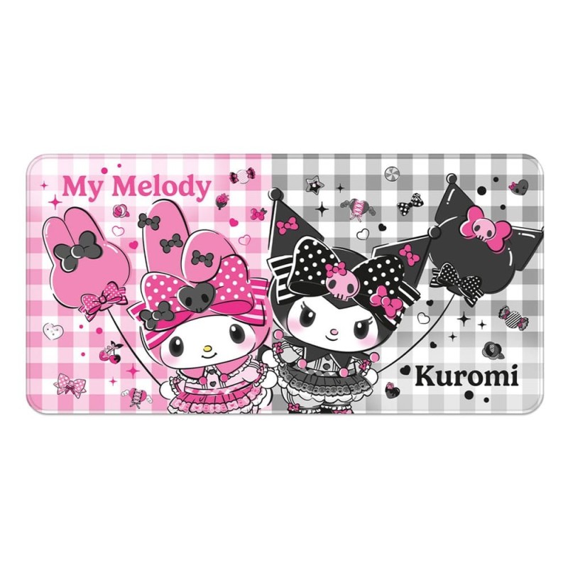 Sanrio - Tapis de souris XXL Pink Black Party Series My Melody & Kuromi
