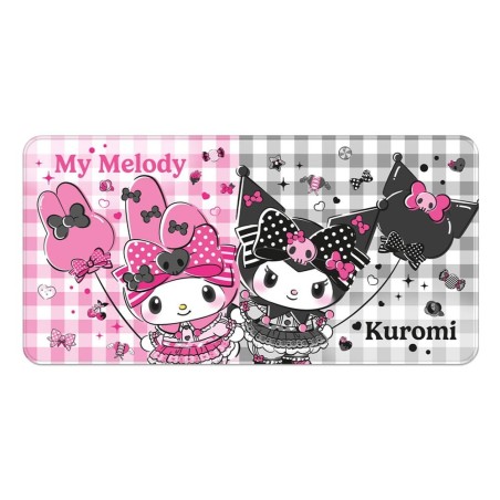 Sanrio - Pink Black Party Series XXL Mousepad My Melody & Kuromi