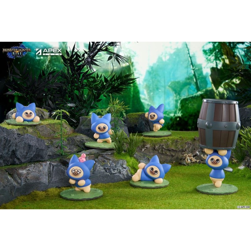 Monster Hunter - Rise Trading Figure 6-Pack Felyne Cat