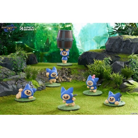 Monster Hunter Rise - Pack 6 trading figures Felyne Cat