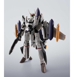 Macross - Figurine Hi-Metal R Chogokin VF-0S Phoenix (Roy Focker Use) & QF-2200D-B Ghost Set 14 cm