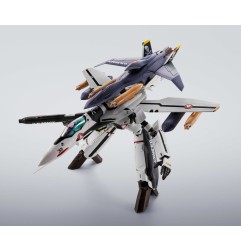 Macross - Figurine Hi-Metal R Chogokin VF-0S Phoenix (Roy Focker Use) & QF-2200D-B Ghost Set 14 cm