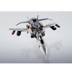 Macross - Figurine Hi-Metal R Chogokin VF-0S Phoenix (Roy Focker Use) & QF-2200D-B Ghost Set 14 cm