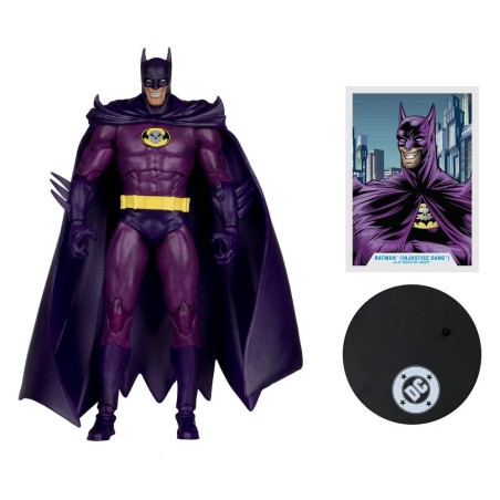 DC Multiverse - Figurine Batman (Injustice Gang) (JLA: Rock of Ages) (Red Platinum Edtion) 18 cm