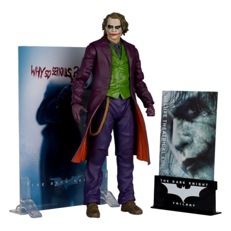 The Dark Knight : Le Chevalier noir DC Multiverse Deluxe Theatrical Edition - Figurine Joker 18 cm