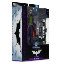 The Dark Knight : Le Chevalier noir DC Multiverse Deluxe Theatrical Edition - Figurine Joker 18 cm