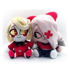 Hazbin Hotel - Pack 2 peluches Valentine's Charlie & Vaggie 22 cm