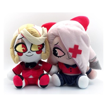 Hazbin Hotel - Pack 2 peluches Valentine's Charlie & Vaggie 22 cm