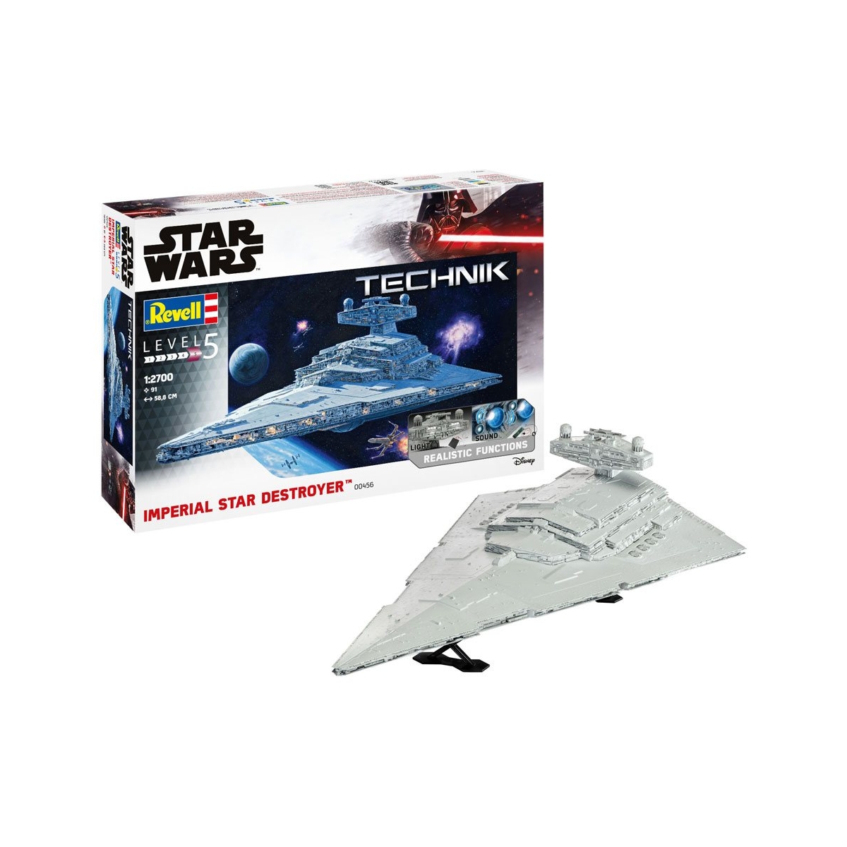 Star Wars maquette sonore et lumineuse le Imperial Star Destroyer 59cm Preorder 