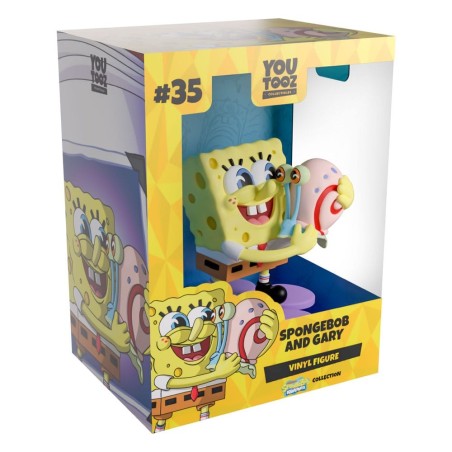 Bob l' éponge - Figurine Bob l' éponge & Gary 9 cm