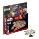 Star Wars - Maquette 1/241 Model Set Millennium Falcon 10 cm