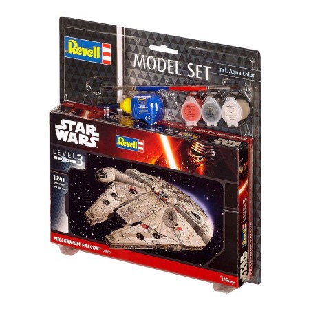Star Wars - Maquette 1/241 Model Set Millennium Falcon 10 cm