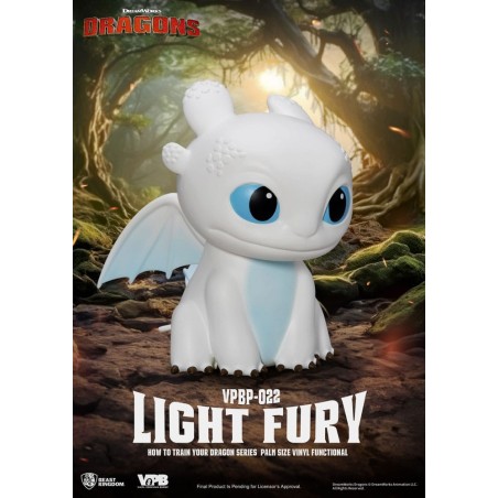 How to Train Your Dragon - How To Train Your Dragon Piggy Vinyl Bank Light Fury 12 cm