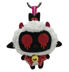 Cult of the Lamb - Porte-clés peluche Possessed Lamb 13 cm