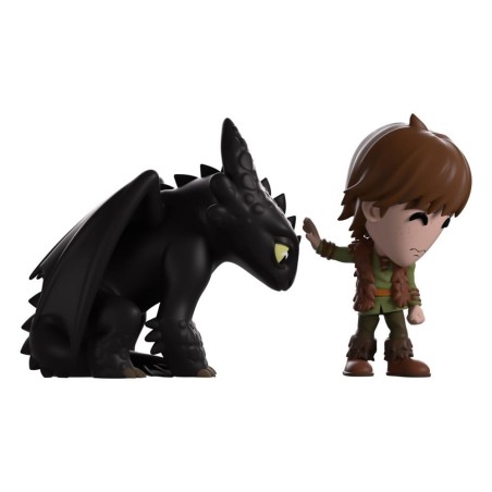 Dragons - Figurine Meeting Toothless 11 cm