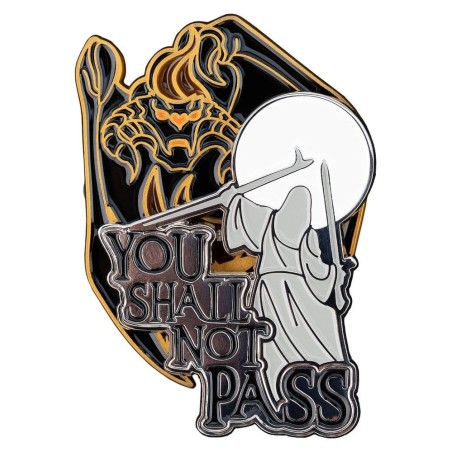 Le Seigneur des Anneaux - Pack 2 pin's You Shall Not Pass 8 cm