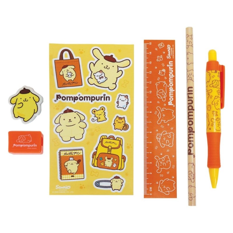 Sanrio - Stationery Set 6-Pack Pompompurin Sanrio - Stationery Set 6-Pack Pompompurin
