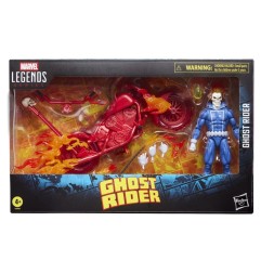 Ghost Rider Marvel Legends - Figurine Johnny Blaze with Motorcycle 15 cm