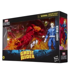 Ghost Rider Marvel Legends - Figurine Johnny Blaze with Motorcycle 15 cm