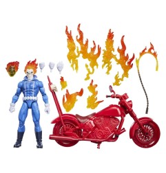 Ghost Rider Marvel Legends - Figurine Johnny Blaze with Motorcycle 15 cm