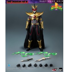 Power Rangers - Mighty Morphin  Shattered Grid  FigZero Action Figure 1/6 Lord Drakkon Evo III 30 cm
