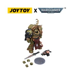 Warhammer - 40,000 Action Figure Death Guard Blightlord Terminator 3 with Combi-bolter and Bubotic Blade 14 cm