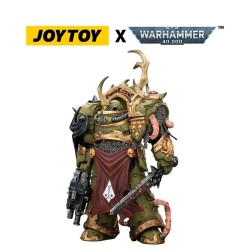 Warhammer 40k - Figurine Death Guard Blightlord Terminator 3 with Combi-bolter and Bubotic Blade 14 cm