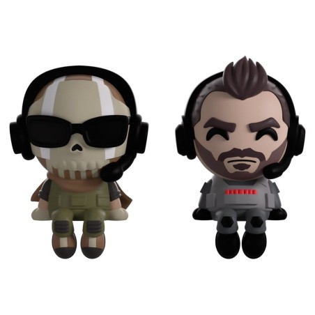 Call of Duty - Vinyl Figures Ghost & Soap Monitor Buddiez 7 cm
