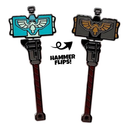 Warhammer: Space Marine 2 - Pin's Thunder Hammer 5 cm
