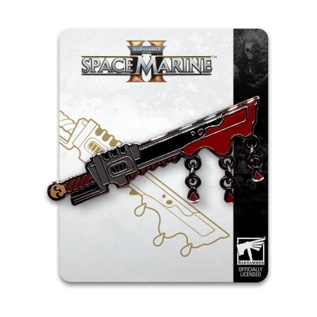 Warhammer: Space Marine 2 - Pin's Chainsword  5 cm