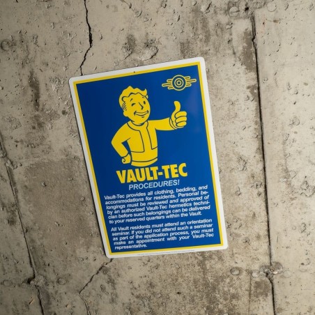 Fallout - Panneau métal Fallout Procedures
