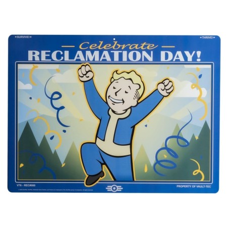 Fallout - Panneau métal Fallout Reclamation Day
