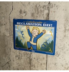 Fallout - Panneau métal Fallout Reclamation Day