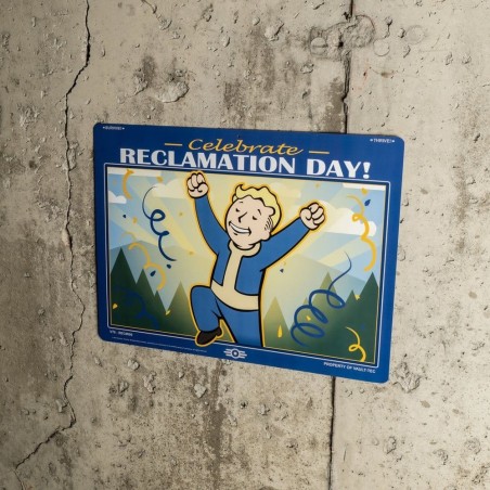 Fallout - Panneau métal Fallout Reclamation Day