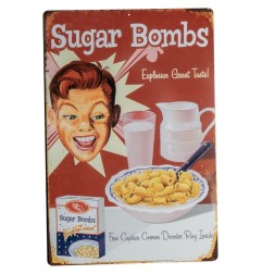 Fallout - Panneau métal Fallout Sugar Bombs