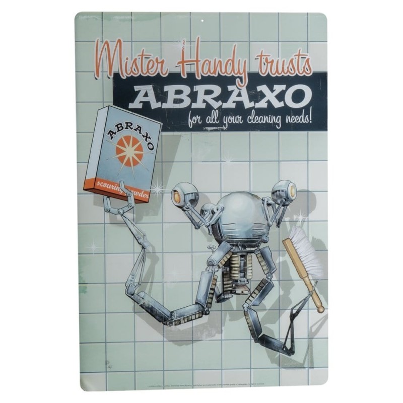 Fallout - Metal Sign Mr. Handy