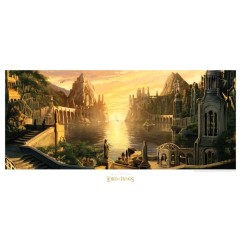 Lord of the Rings - Art Print The Grey Havens 59 x 30 cm