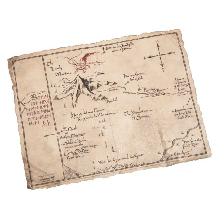 The Hobbit - Art Print Thorin's Map 40 x 30 cm