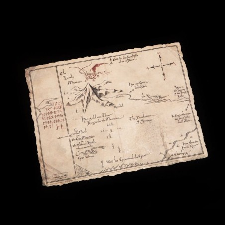 Le Hobbit - Impression Art Print Thorin's Map 40 x 30 cm