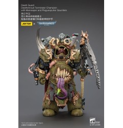 Warhammer - 40k Action Figure 1/18 Death Guard Deathshroud Terminator Champion with Manreaper and Plaguespurter Gauntlets 14 cm