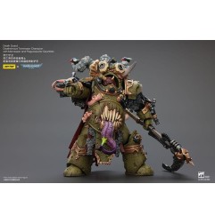 Warhammer 40k - Figurine 1/18 Death Guard Deathshroud Terminator Champion with Manreaper and Plaguespurter Gauntlets 14 cm